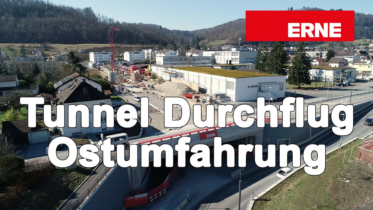 Tunneldurchflug Ostumfahrung Bad Zurzach