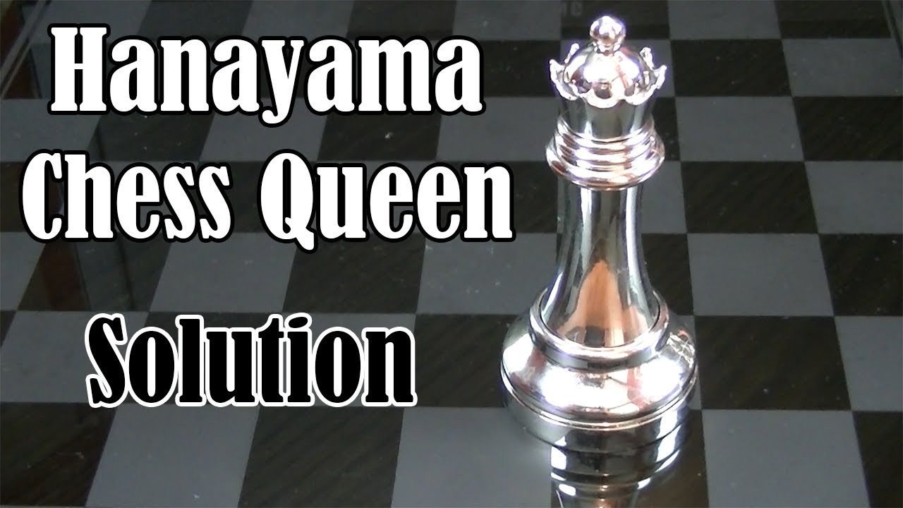 Solution for Hanayama Chess Queen (from BePuzzled)