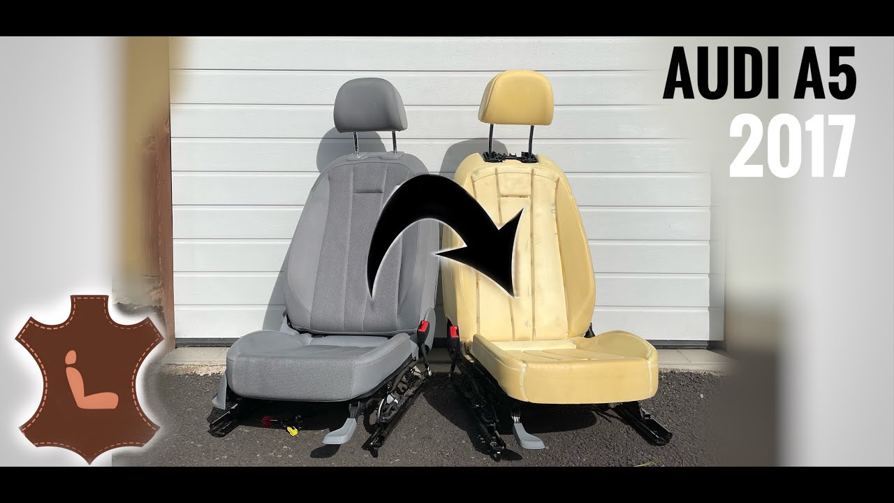 AUDI A5 2017 - How to change the seat cover - remove