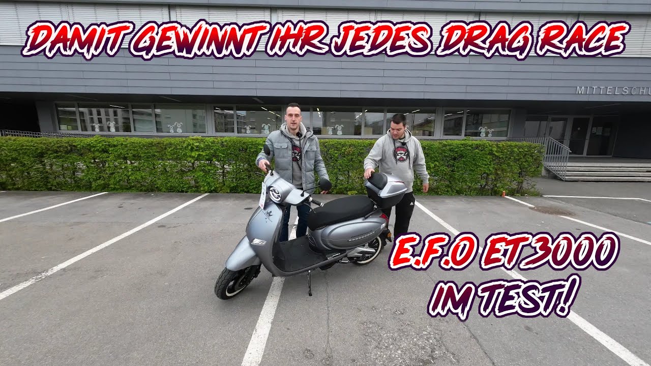 Krasse Leistung ⚡️im Retro Style | E.F.O ET3000 der Roller für jeden Alltag