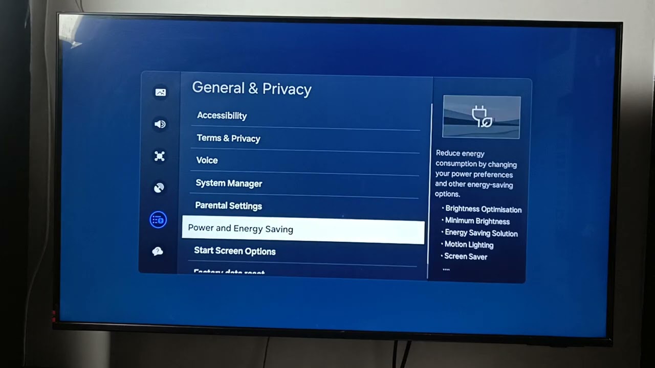 Как включить или выключить оптимизацию яркости на телевизоре Samsung для улучшения изображения и ...