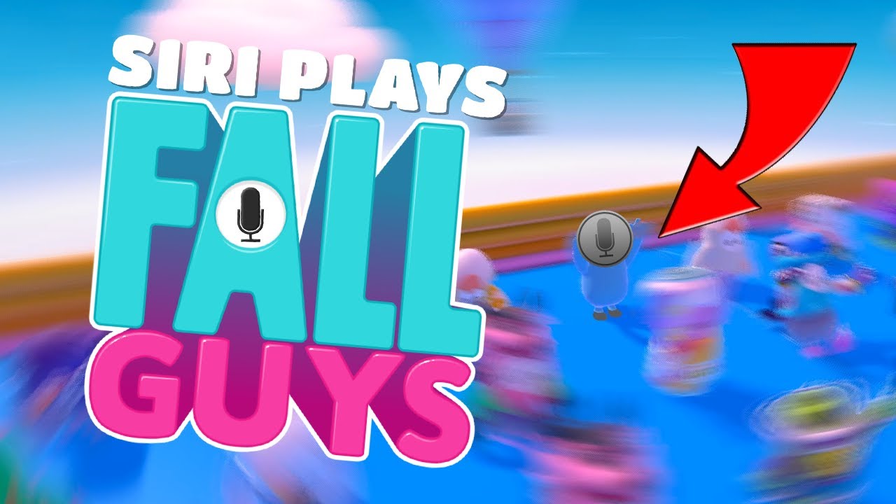 Siri играет в Fall Guys