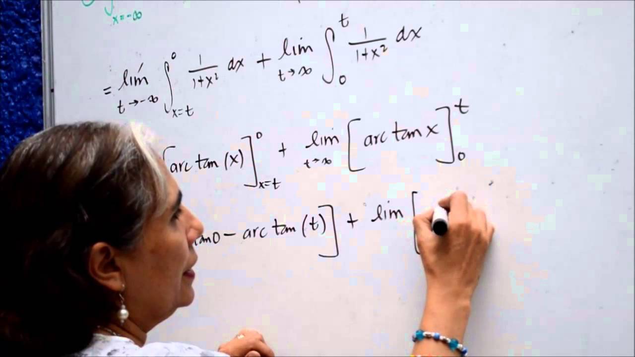 Integrales impropias tipo 1 indef por dos lados Parte D