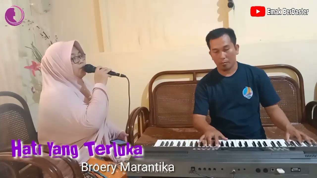 Hati Yang Terluka - Broery Marantika Cover Emak Berdaster (Original Video Clip)