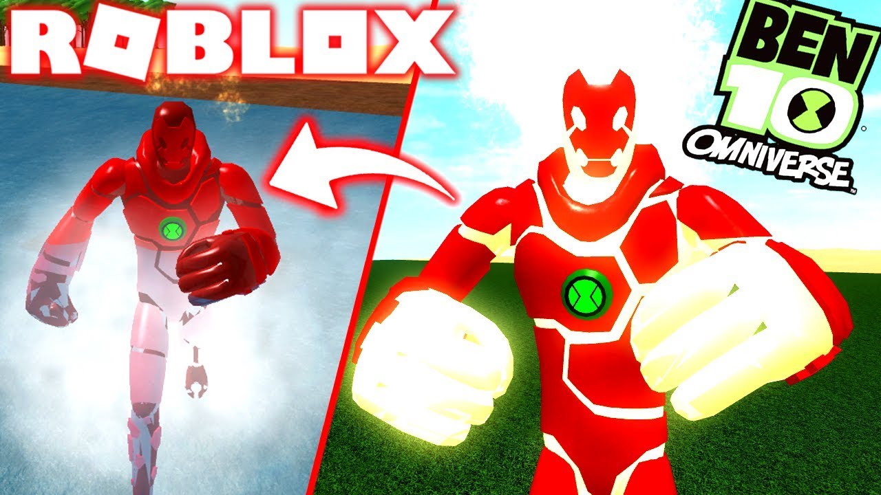 ROBLOX ! BEN 10 ALIEN CHAMA SEM PODER DE FOGO - BEN 10 ARRIVAL OF ALIENS REMAKE