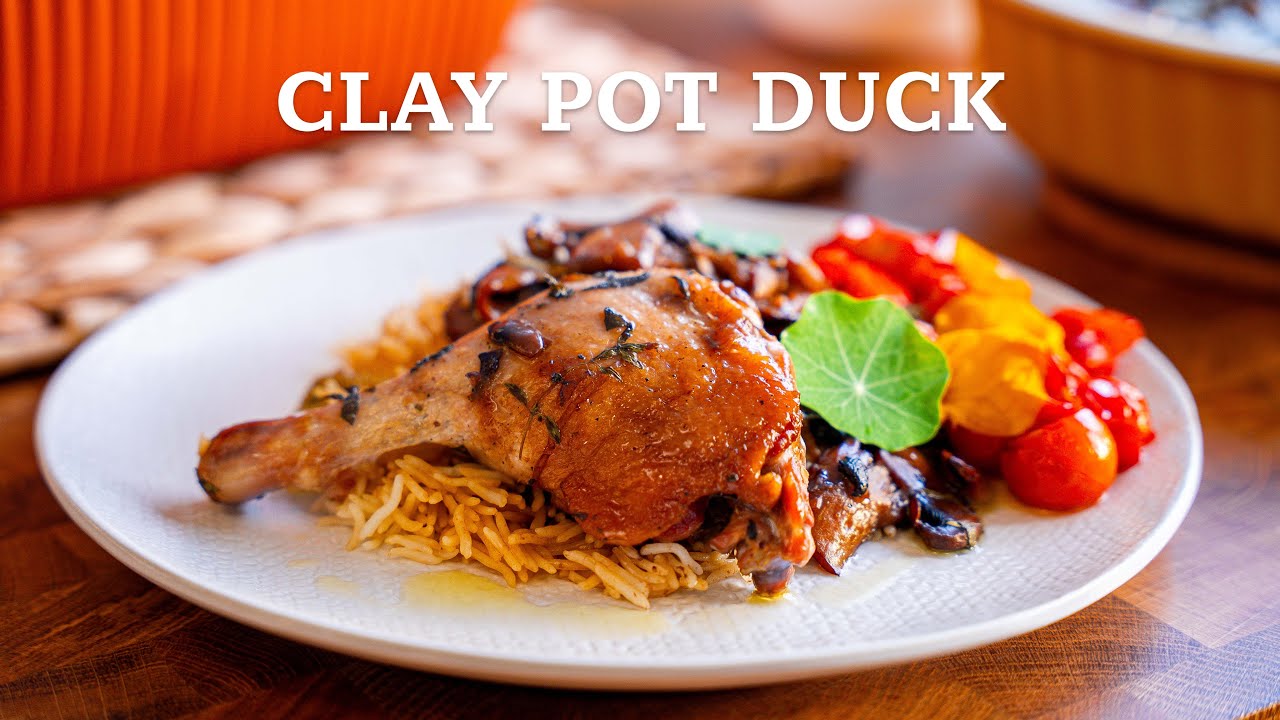 I Tried Cooking Duck Legs in a Clay Pot