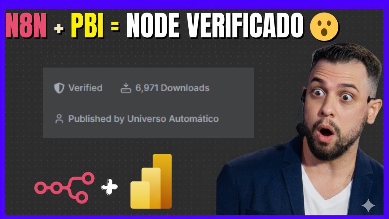 INCRÍVEL:  Node do Power BI no N8N agora está VERIFICADO e criação de Agentes de IA está SURREAL !!!