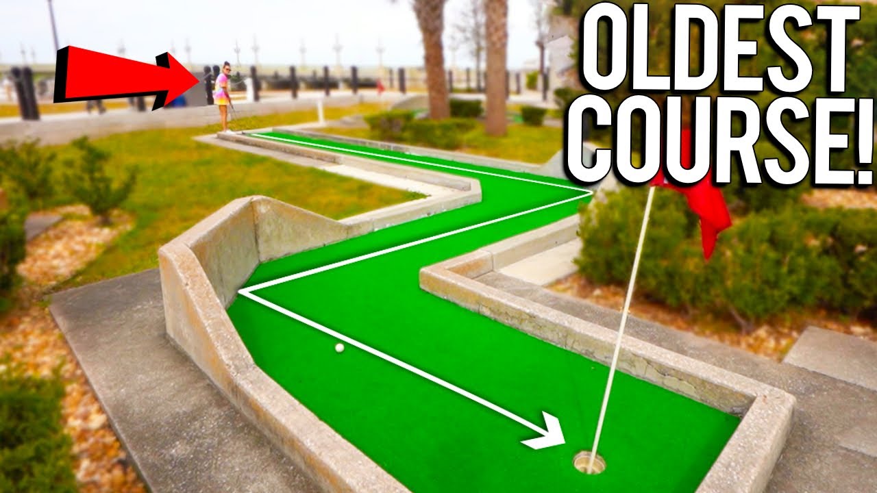 The Oldest Mini Golf Course in Florida! | Back to Back Hole In One!