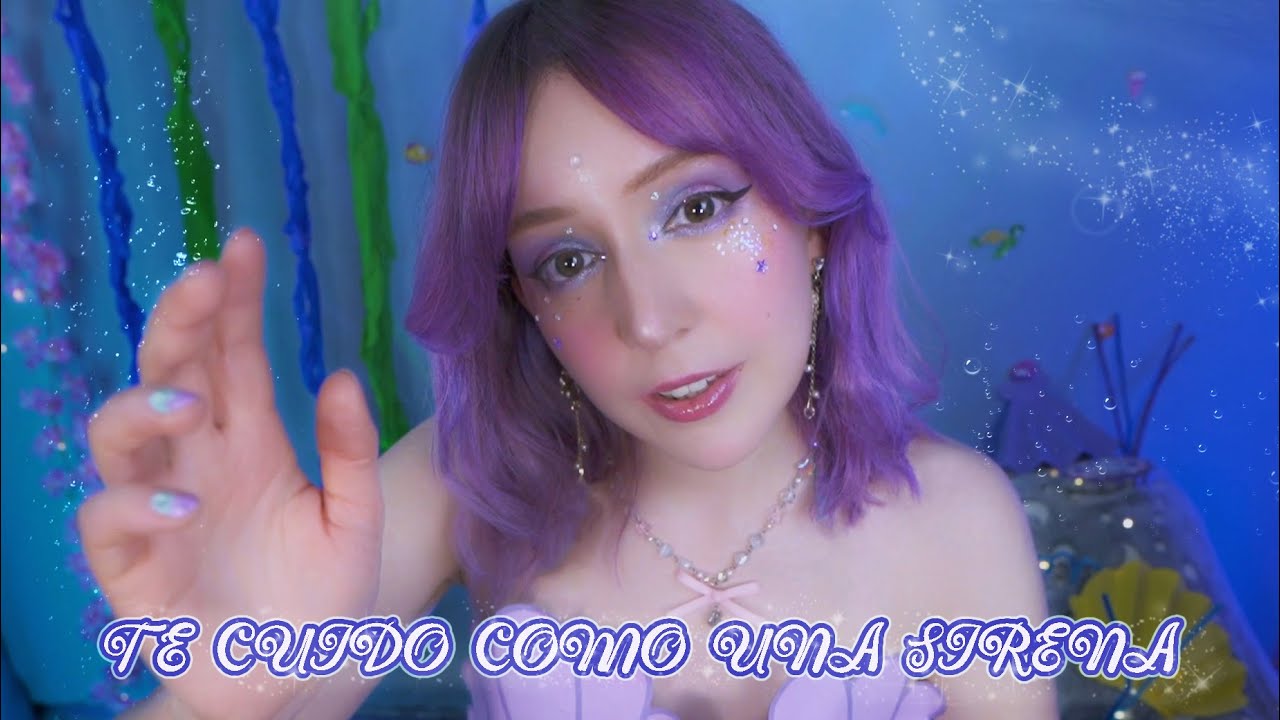 ⭐Te salvé del naufragio | ASMR Sirena te cuida con maquillaje etéreo de ✨ @flowerknows ✨
