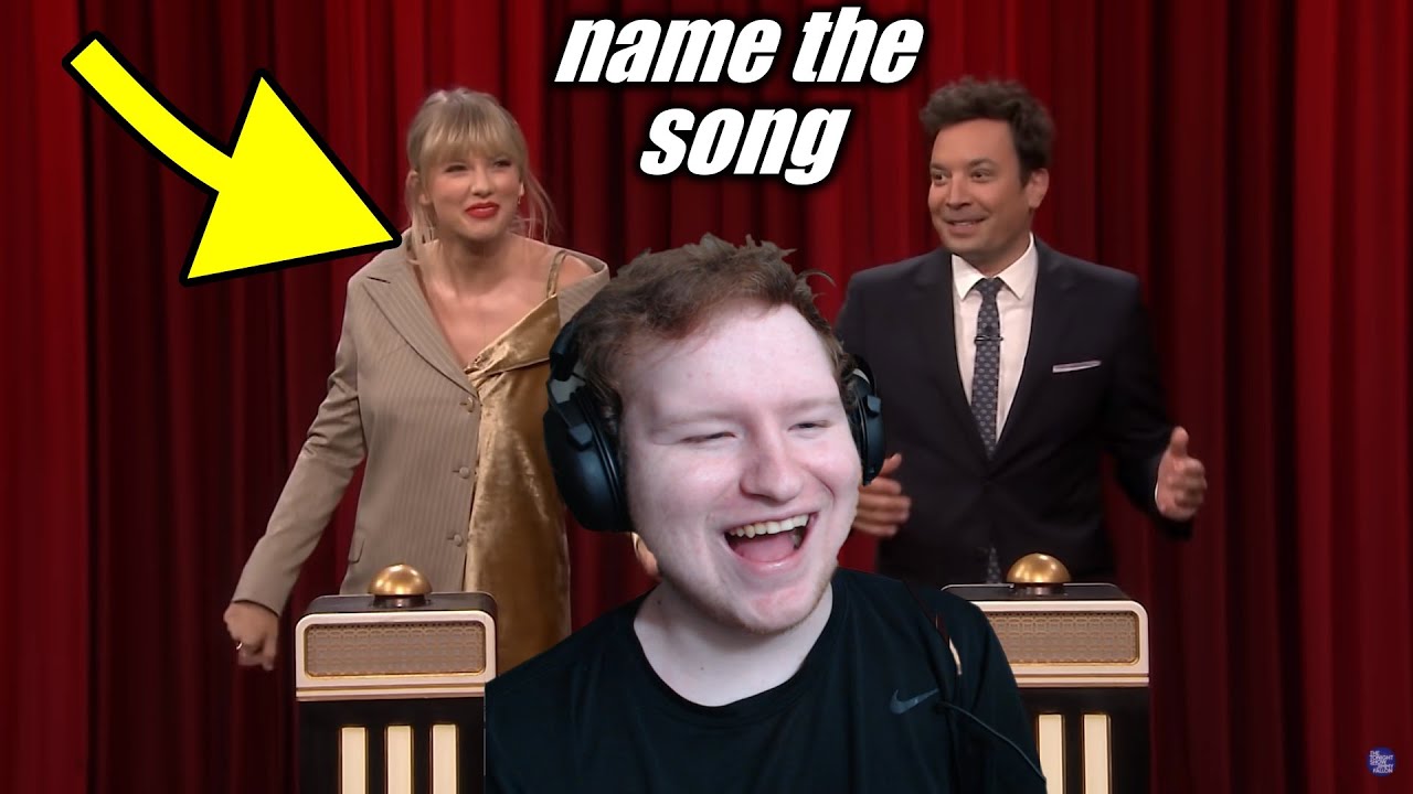 Name That Song Challenge with Taylor Swift REACTION!!