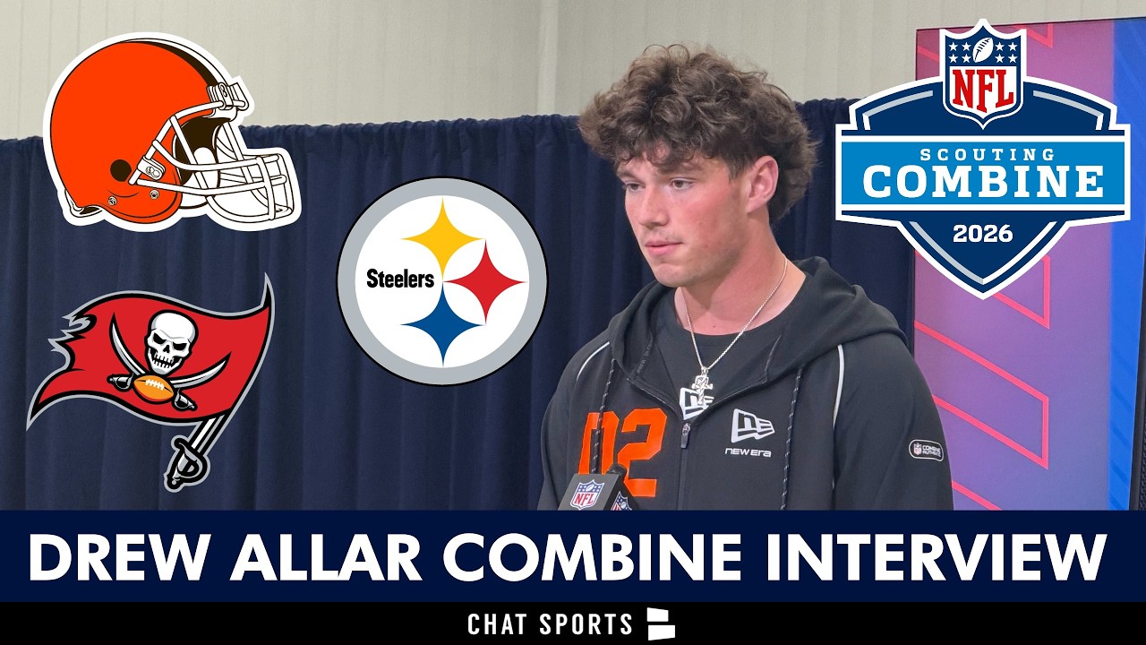 Penn State QB Drew Allar Exclusive 2026 NFL Draft Combine Interview | NFL Draft News & Rumors