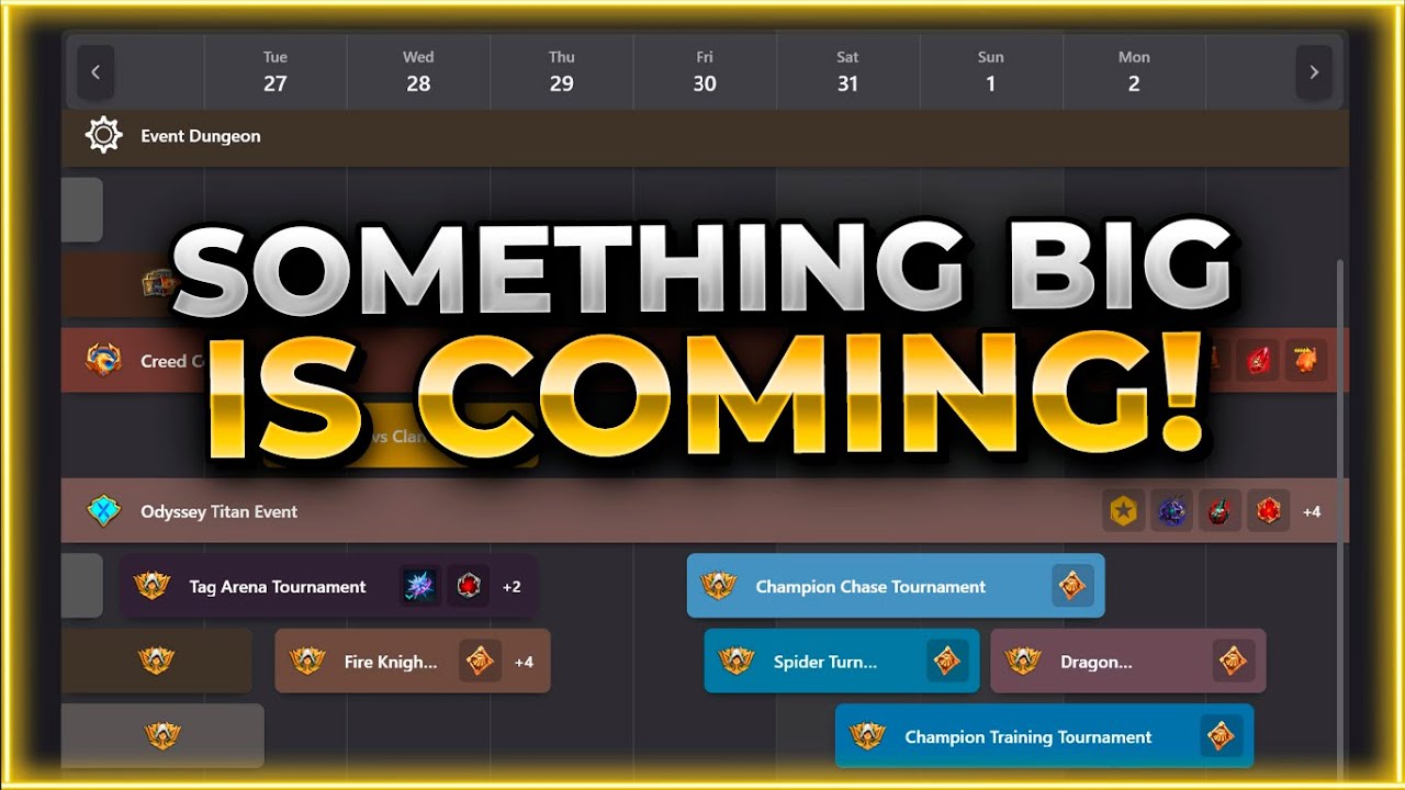 WHAT IS PLARIUM PLANNING? This Weeks Events Are Odd... Raid: Shadow Legends Weekly Kickoff