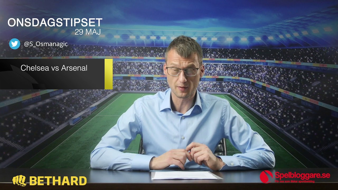 Speltips: Chelsea - Arsenal 29/5, Europa League