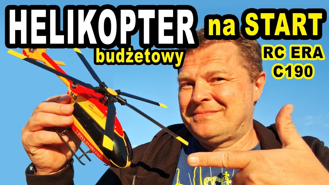 M&oacute;j pierwszy helikopter 🚁 RC ERA C190 🚁 Śmigłowiec RC dla początkujących 🚁 Unboxing &bull; Test &bull; Opinia