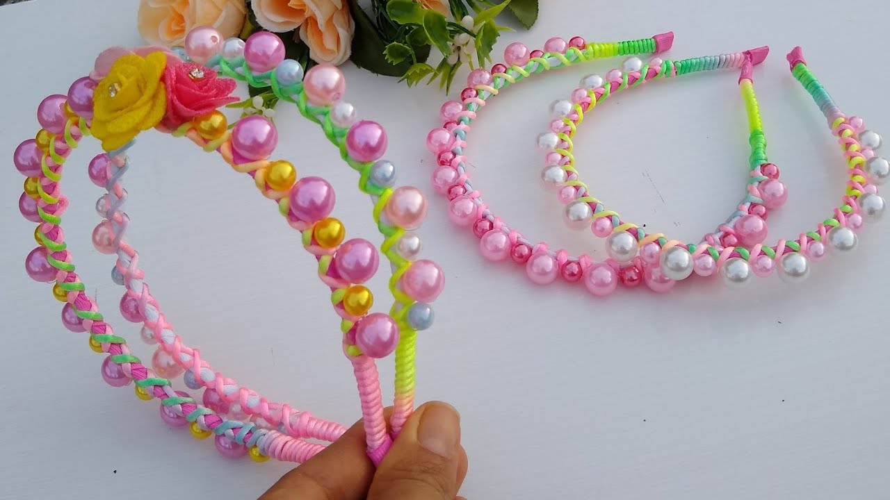 Gasta Pouca Pérola❤️ Lucre Muito ❤️ Tiara De Pérolas Coloridas