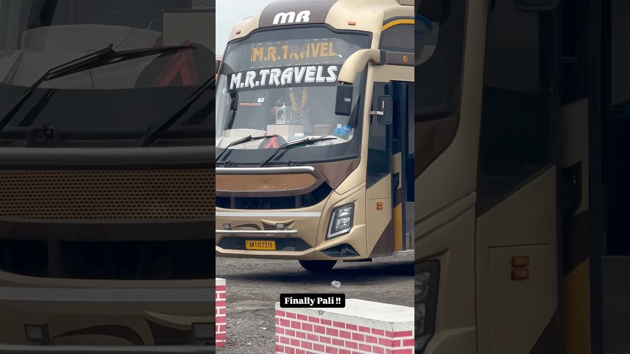 Mr travels Volvo 9600 ll pali to Bangalore