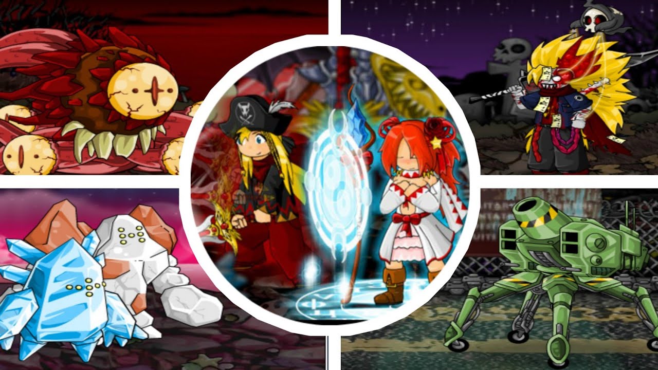 Epic Battle Fantasy 1 - Flash Game - All Bosses + ENDING