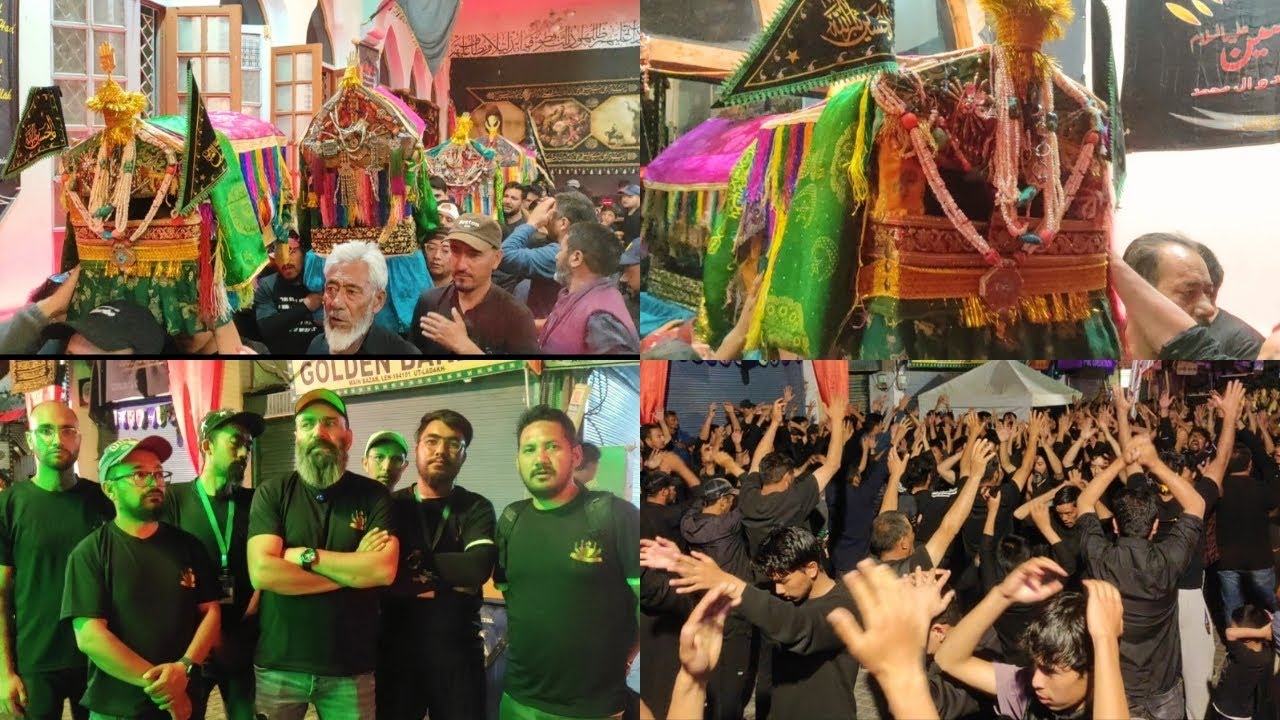 Muharam Procession: Shab E Ashura Procession held in Leh city