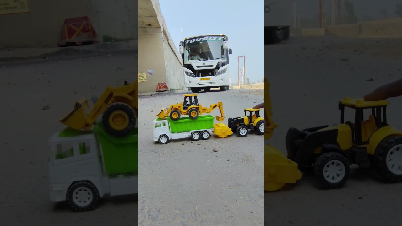 Remote Control Jcb And Dumper Truck Unboxing And Testing Short Video ||