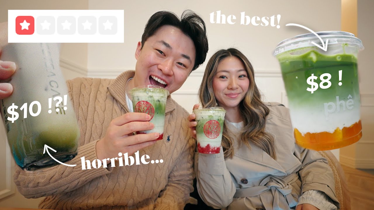 trying EVERY MATCHA in Seattle *brutally honest review* 🍵