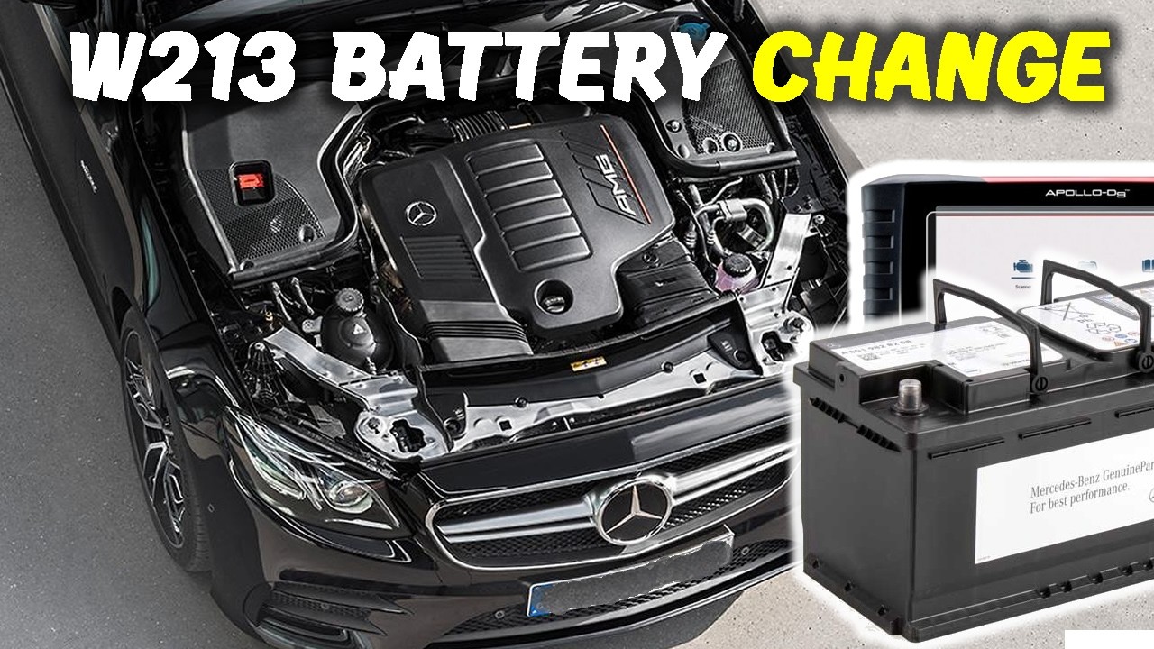 EASY DIY: 2017-2023 Mercedes E-Class E450 (W213) Main Battery Replacement