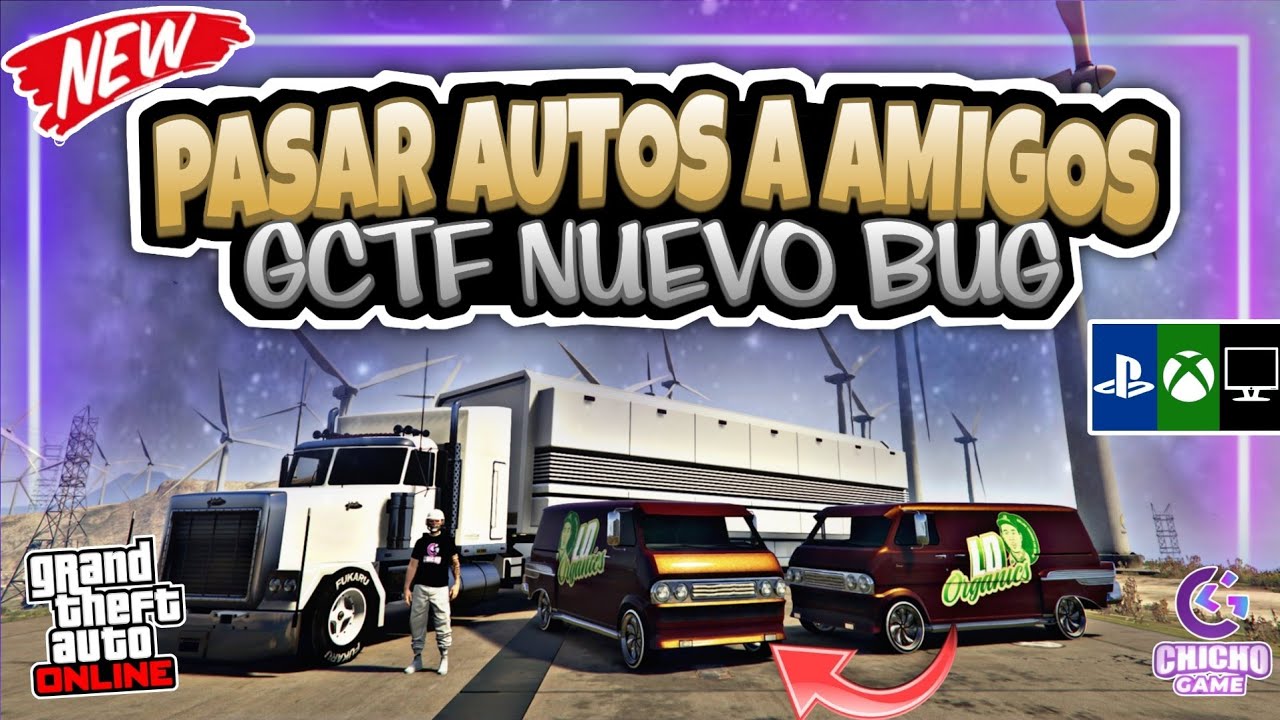 | NEW METODO | Como Pasar Autos a Amigos | GTA 5 ONLINE | ALL PLATFORM | GCTF GLITCH | CHICHO GAME |
