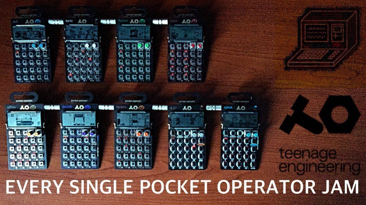 POCKET OPERATORS JAM | EVERY SINGLE POCKET OPERATOR