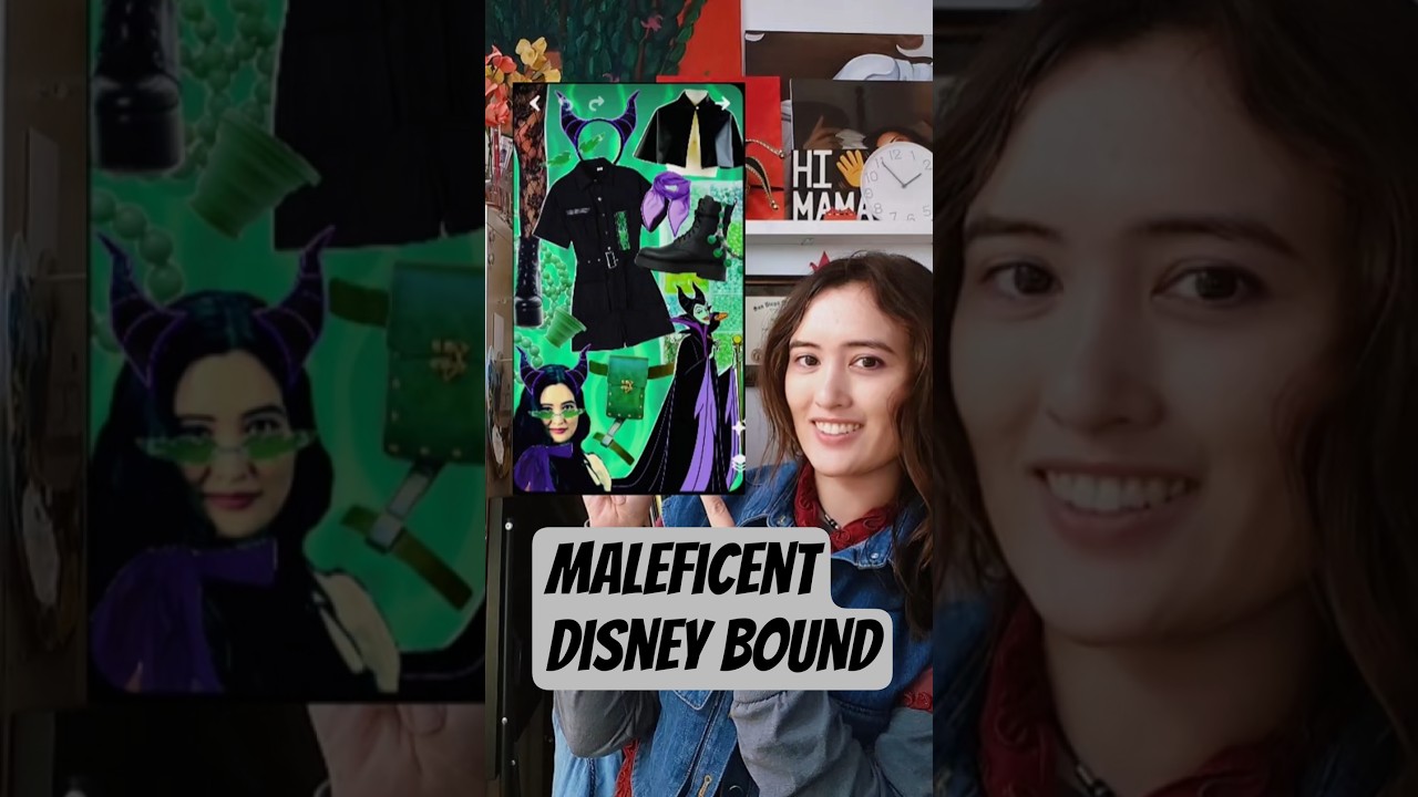Maleficent Disney bound (Part 1) This is the moodboard phase. I thrifted, and used what I have