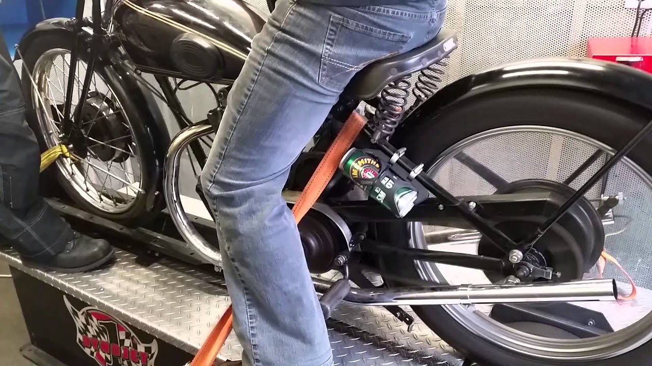 1930 rudge ulster 100 mph model dynobank test