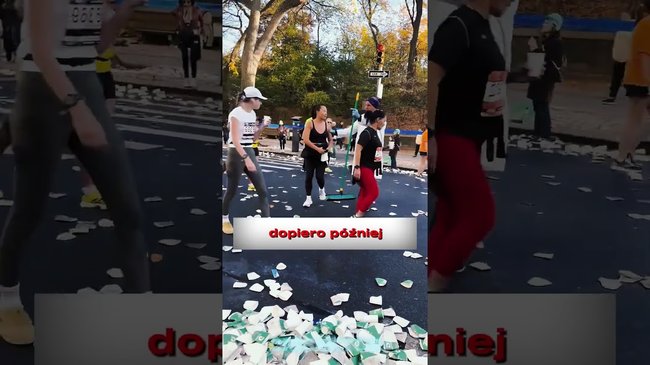 Zatrzymywał biegaczy w trakcie maratonu… a powód zszokował wszystkich 😳🏃‍♂️ (@ilanawiles)