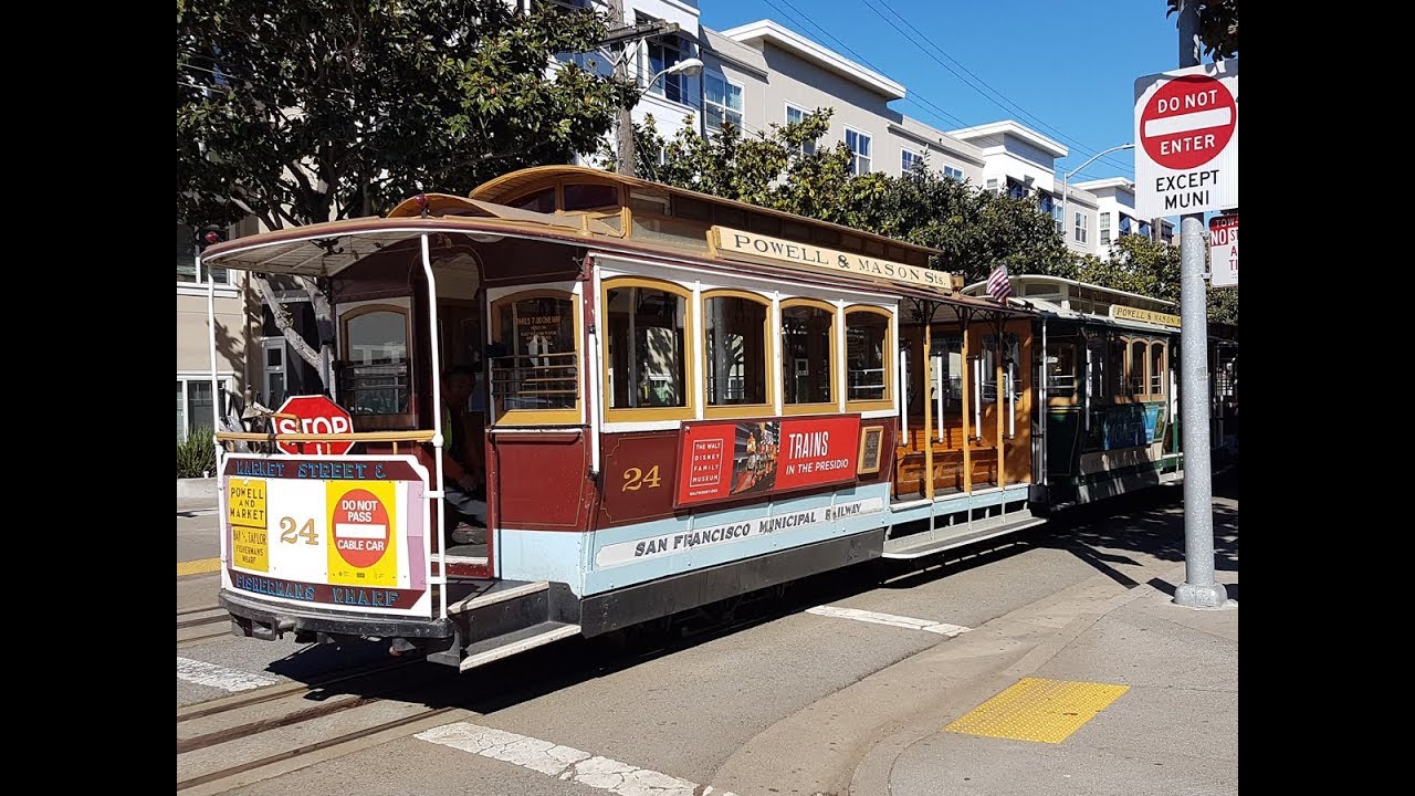 Cable Car Ride - Powell - Mason Line - San Francisco