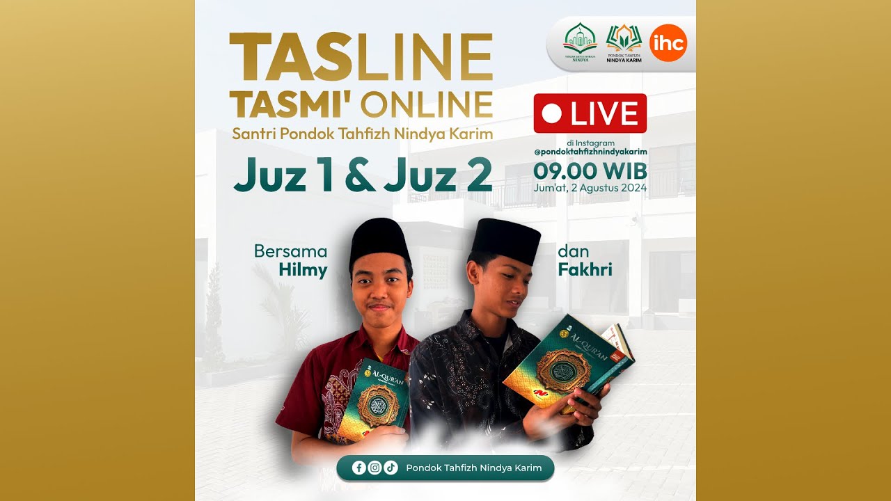 Tasline: Tasmi' Online Juz 1 & Juz 2