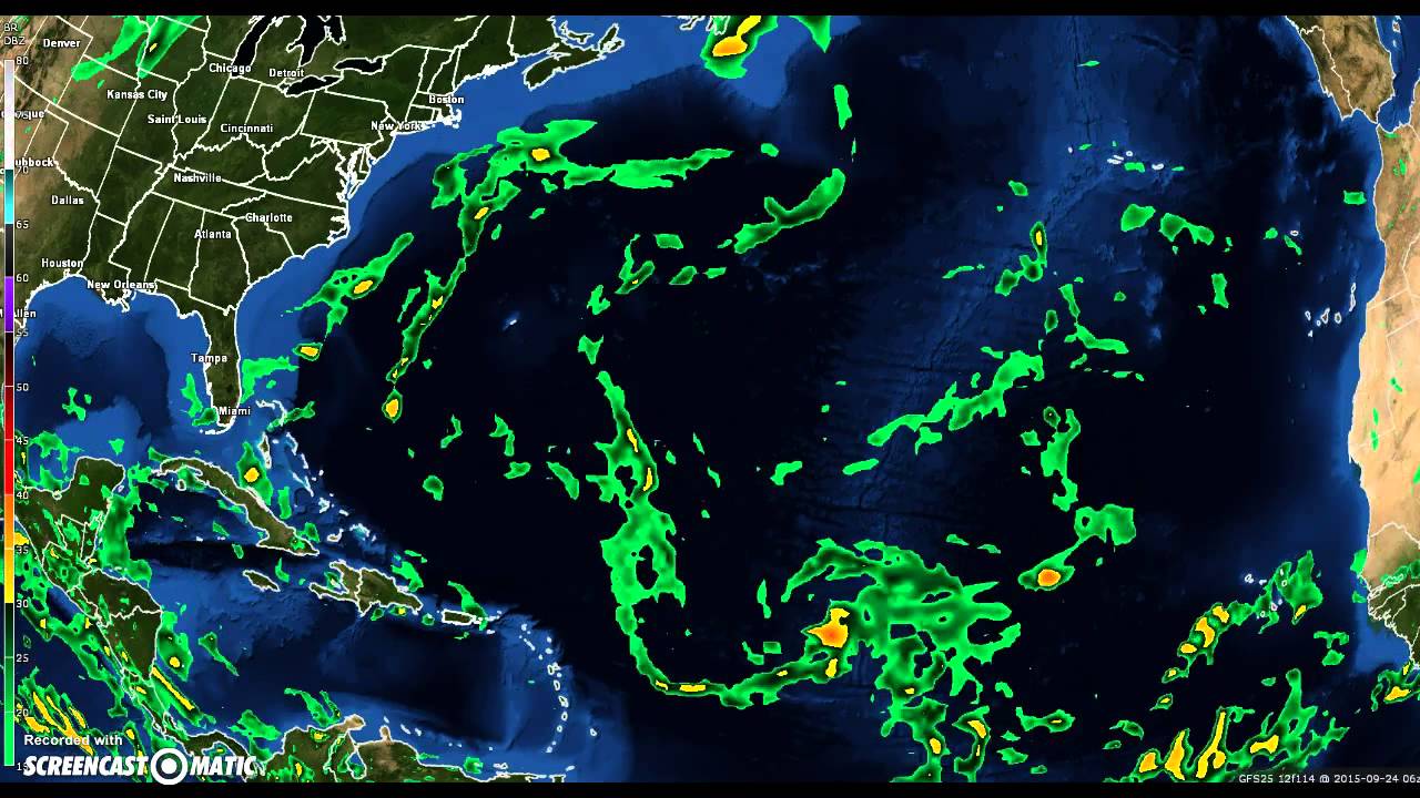 12z GFS model run shows Major Hurricane Ida.