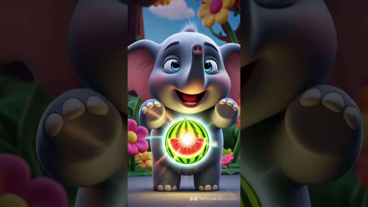 हाथी और जादुई तरबूज़ | Funny Elephant Balloon Story