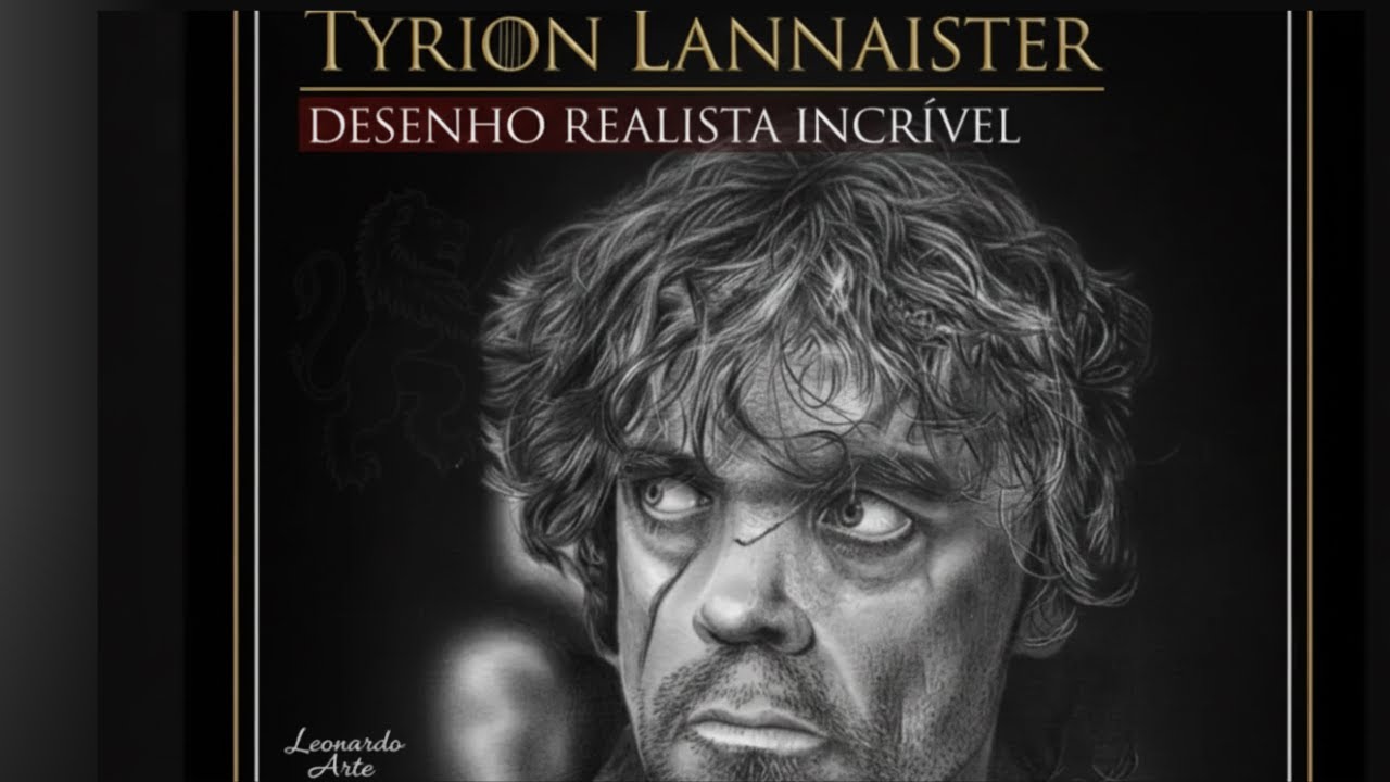 DESENHO REALISTA de TYRION LANNISTER (Peter Dinklage)