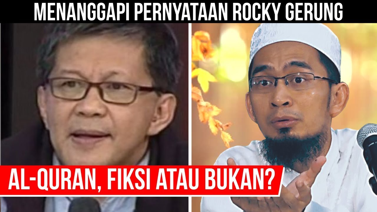 RESMI, Ust. Adi Hidayat Tanggapi Pernyataan Rocky Gerung Soal 'Kitab Suci Fiksi'