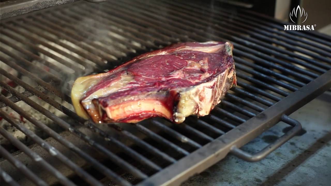 Mibrasa recipes: T-bone steak with vegetables