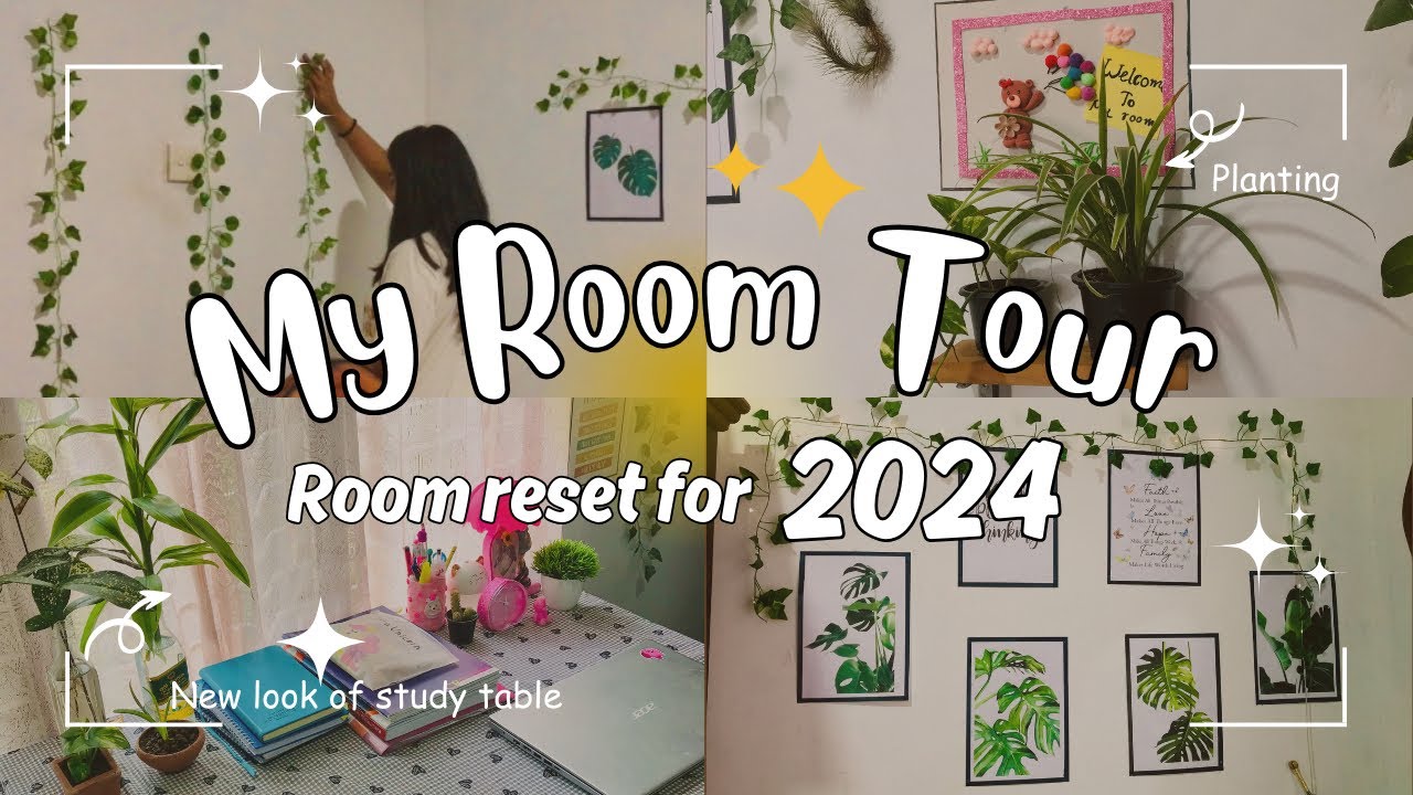 My room tour! 🥰🌷✨🪴 | 2024ට මගේ room එක හැඩ උනේ මෙහෙමයි.. #roomtour #room #viral #vinuvlogs