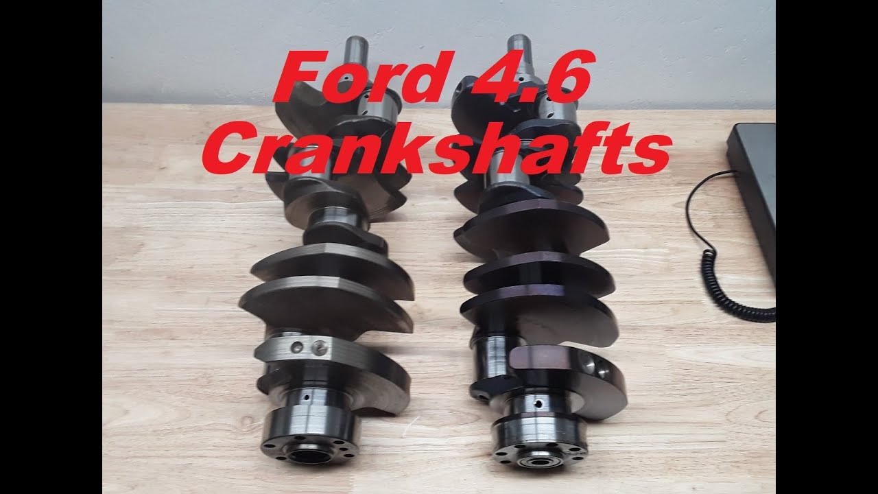 Comparing and Inspecting Ford Mustang 4.6 Forged and Cast Crankshaft