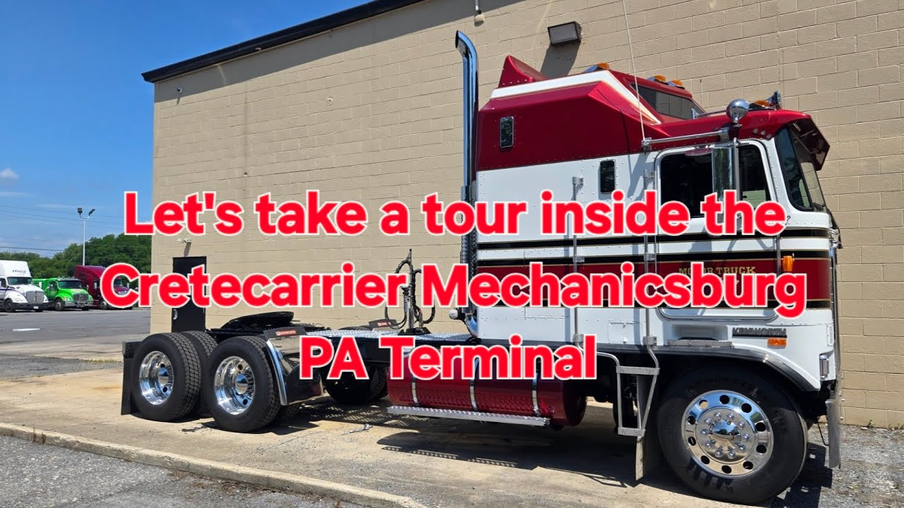 Let's take a walk inside the Cretecarrier Mechanicsburg Pennsylvania Terminal  #trucking#adventures