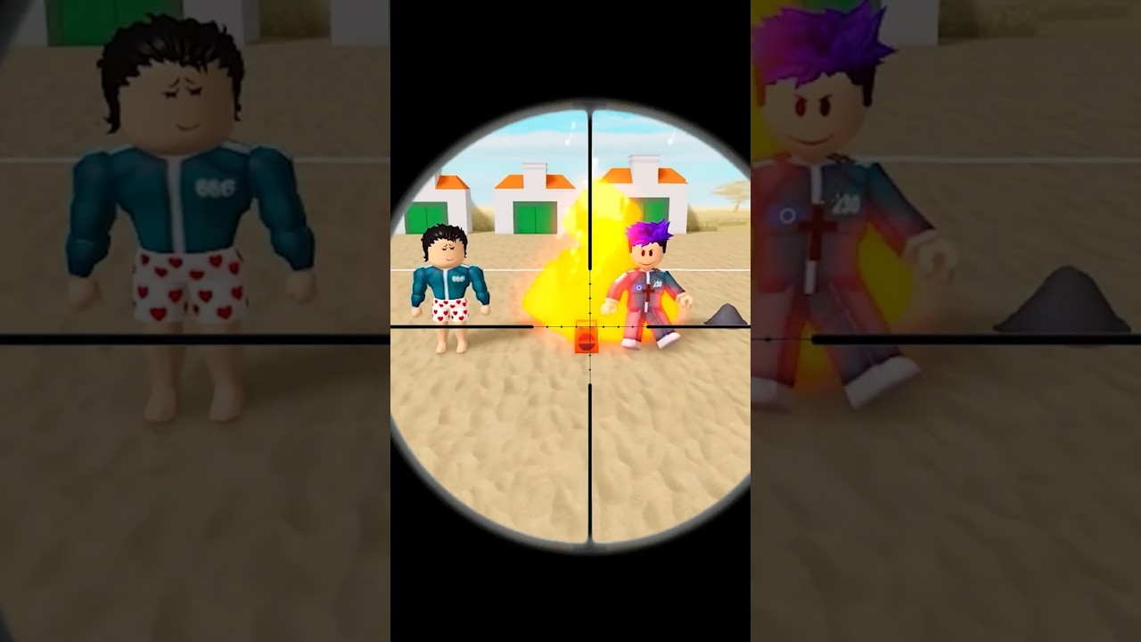 Сигма бой в игре кальмара подставил Таноса #roblox