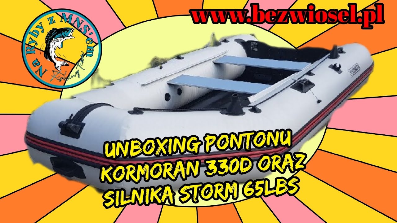 Unboxing pontonu Kormoran 330D i  silnika Storm 65lbs z sklepu @bezwioselpl7332 #unboxing #ponton