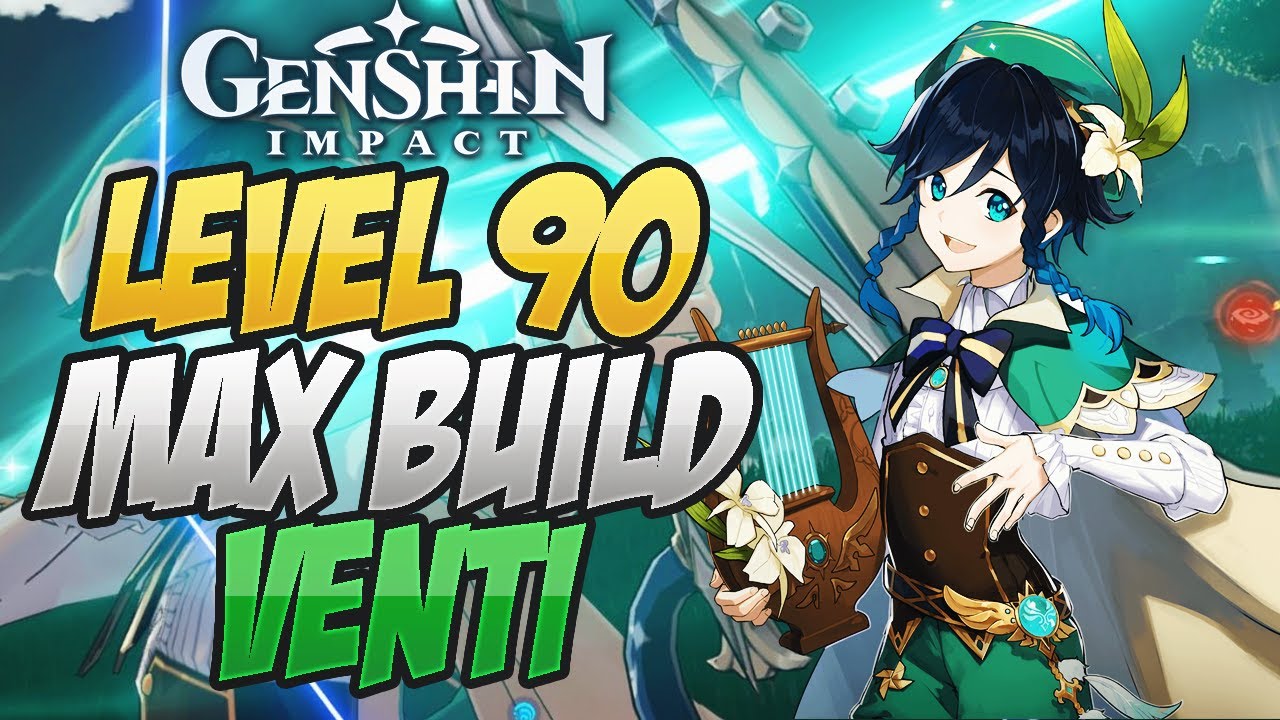 LEVEL 90 MAX VENTI BUILD & SHOWCASE AR 50! Genshin Impact