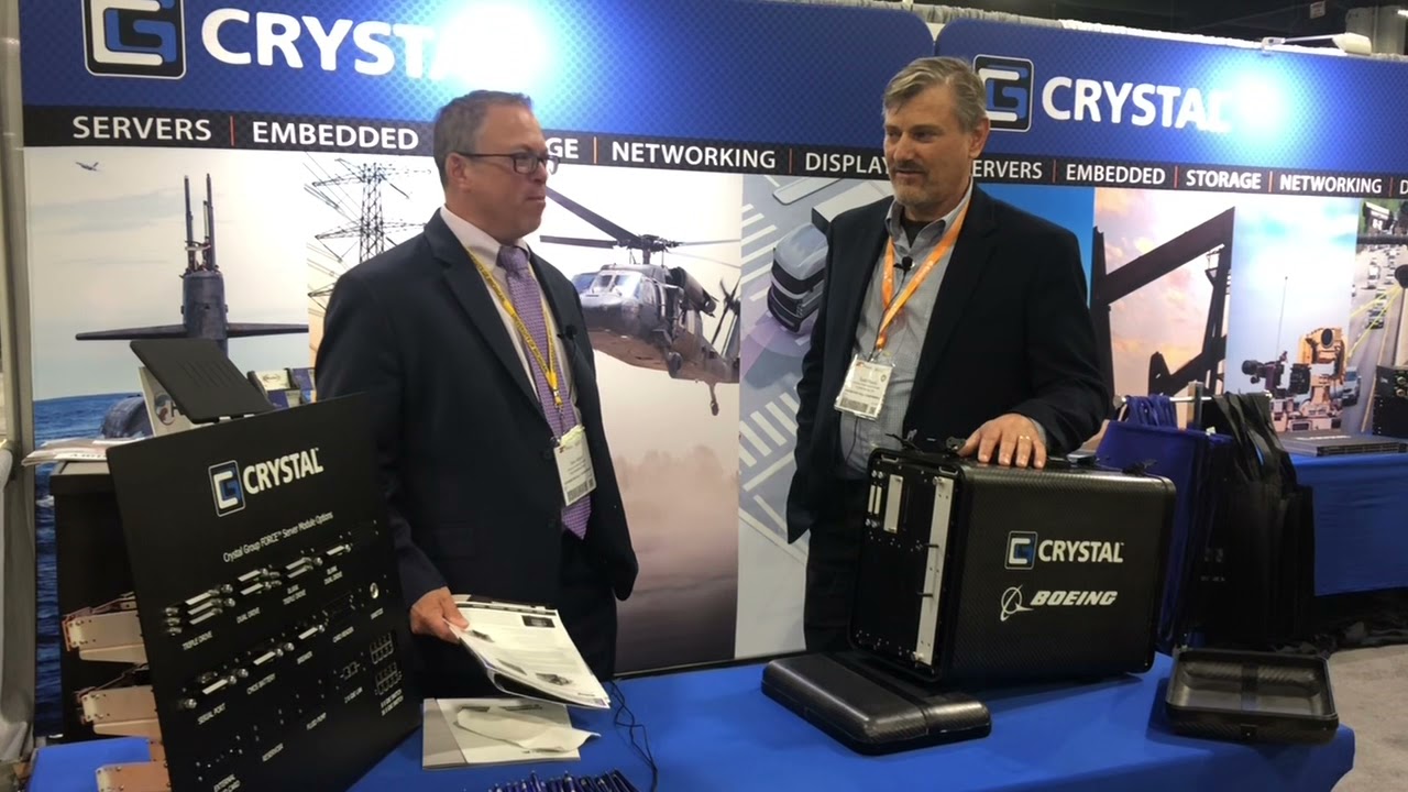 Crystal Group debuting its portable rugged server at #Xponential 2021