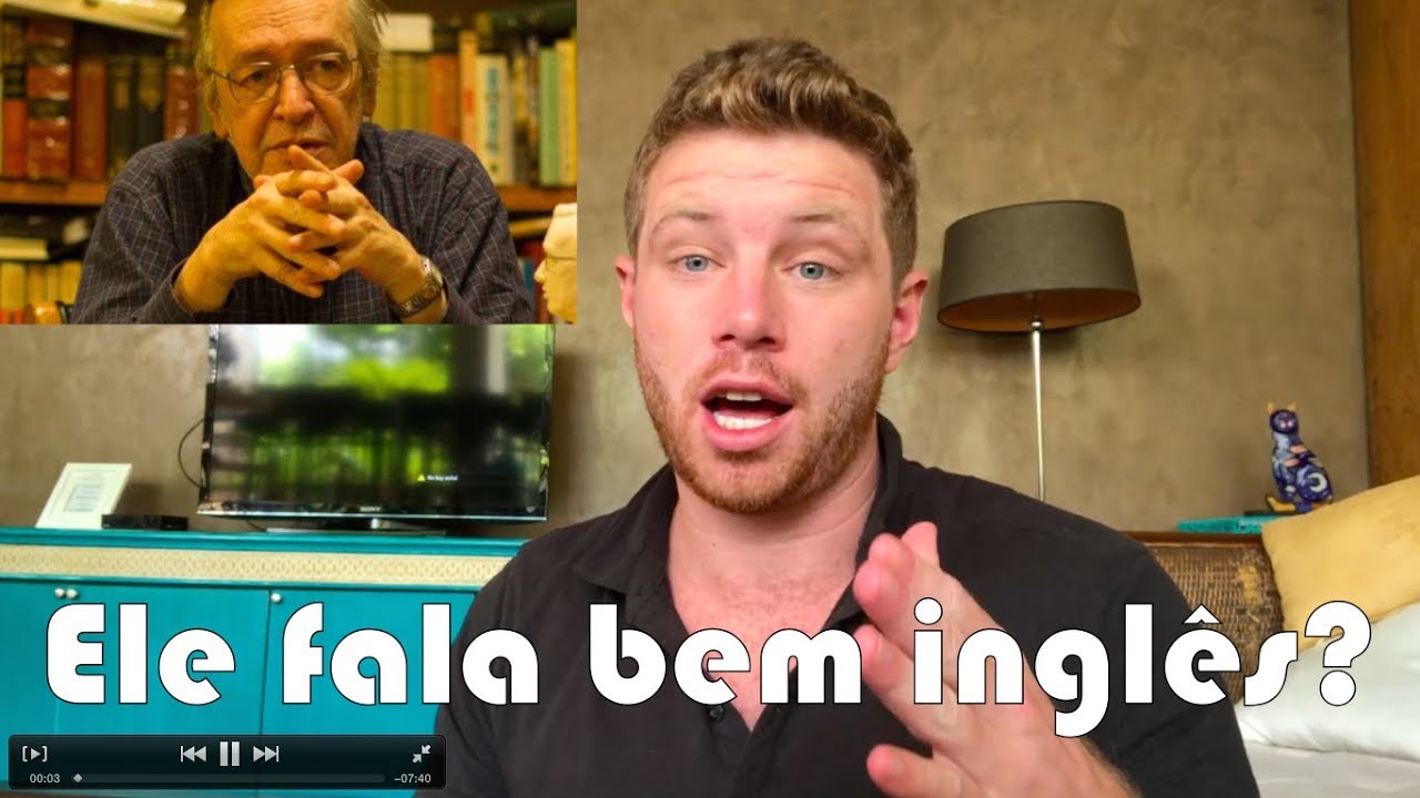 Analisando o INGLÊS do Olavo do Carvalho