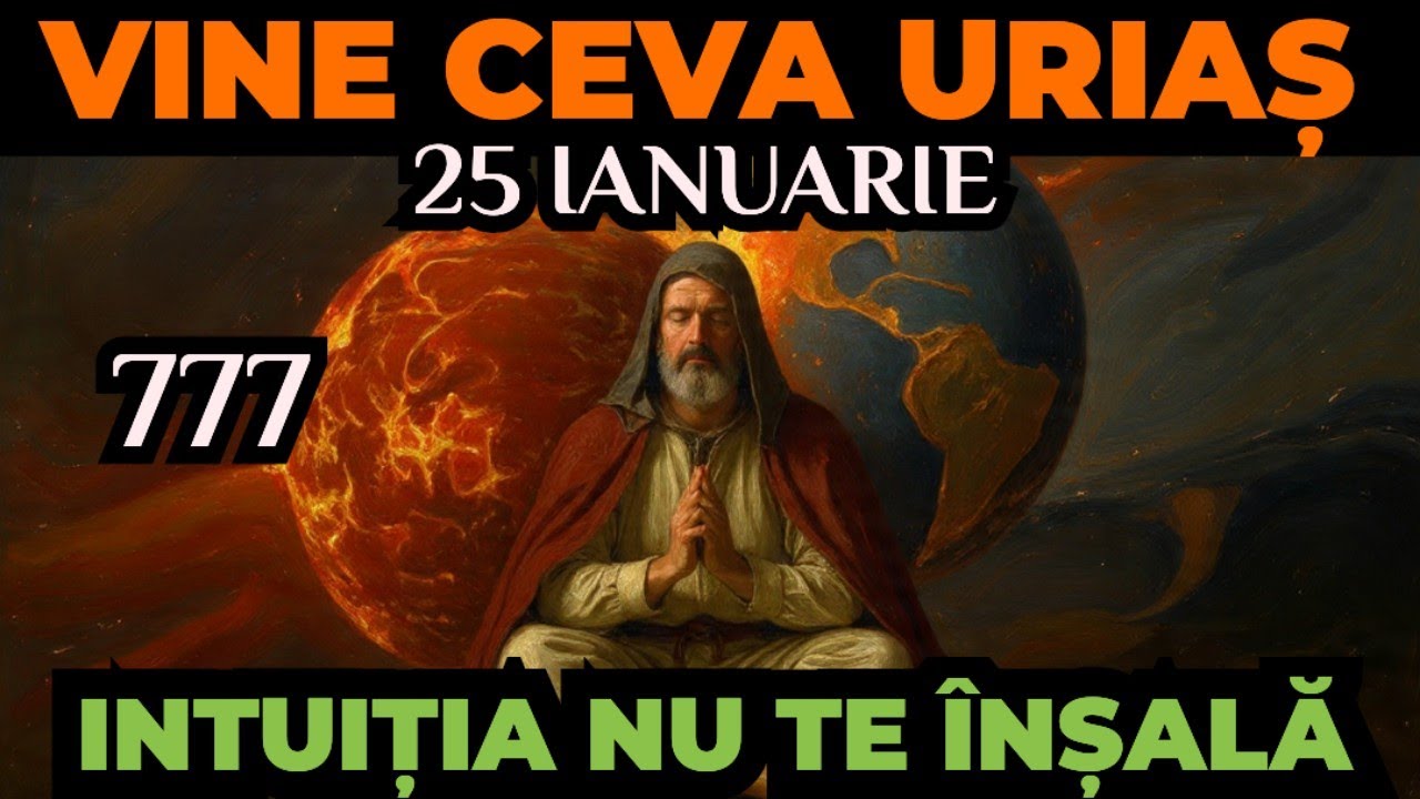 Odihnește-te acum... Pentru că ceea ce urmează te va lăsa mască. 25 IANUARIE 