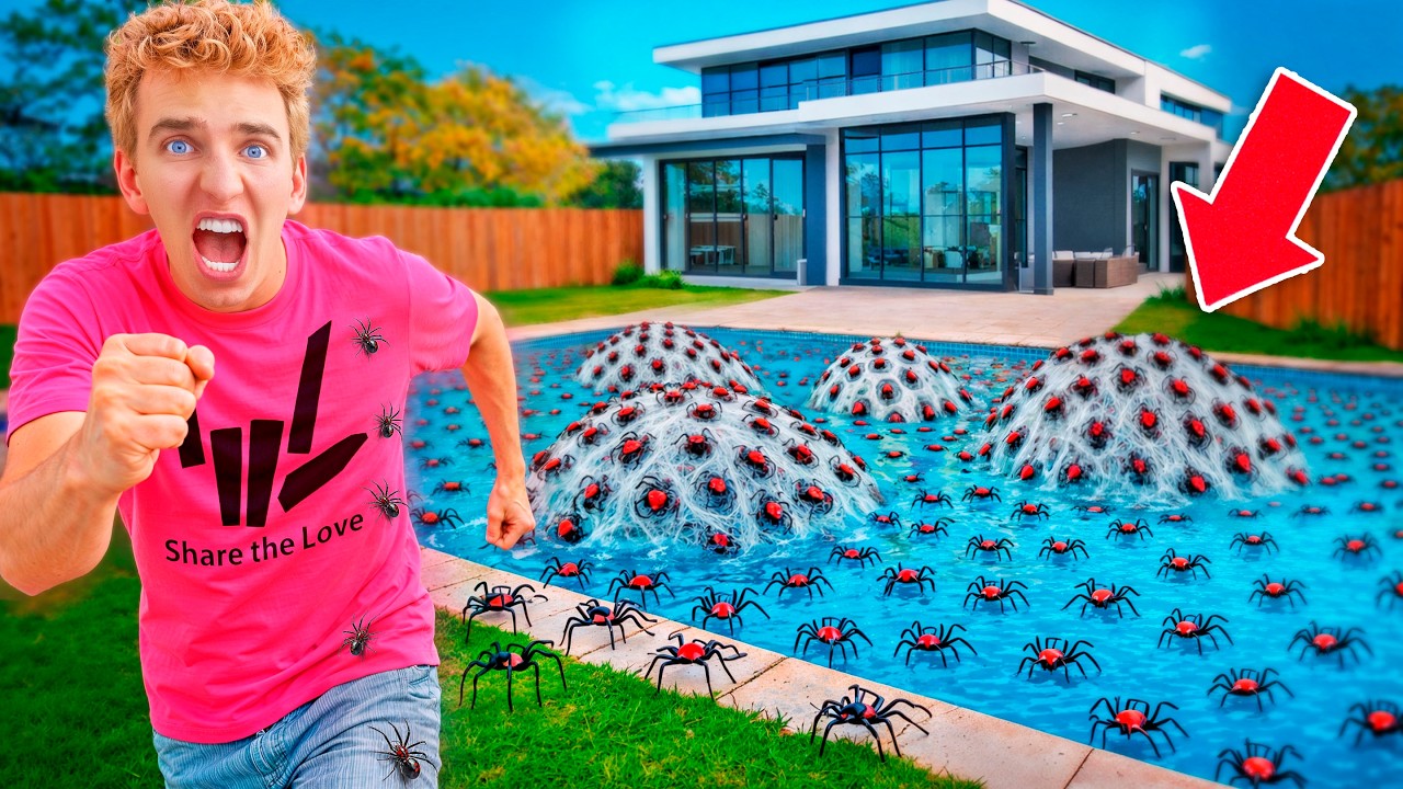 My New Mansion is INFESTED with Deadly Spiders!
