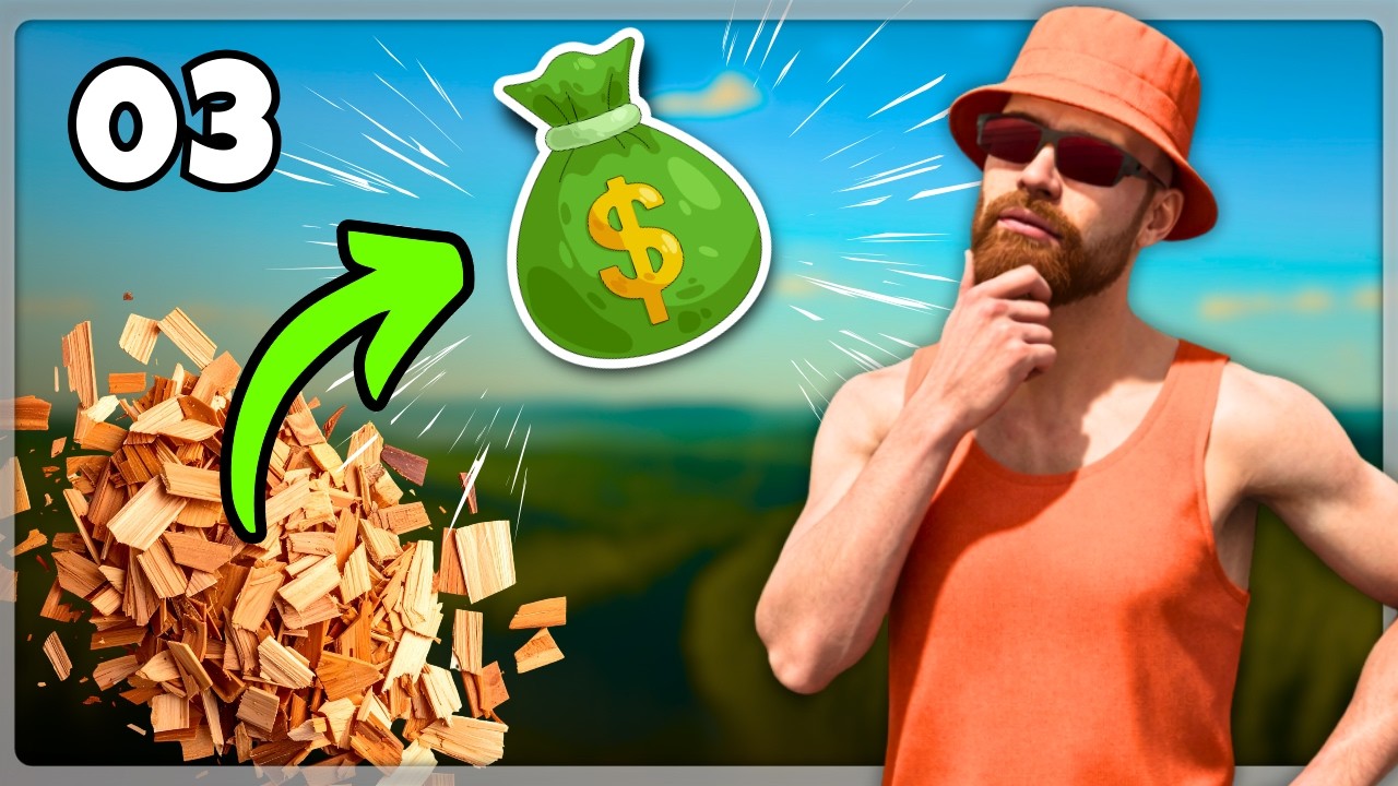 Wood Chipping Paid For All My New Equipment | FS25 Island Survival Challenge