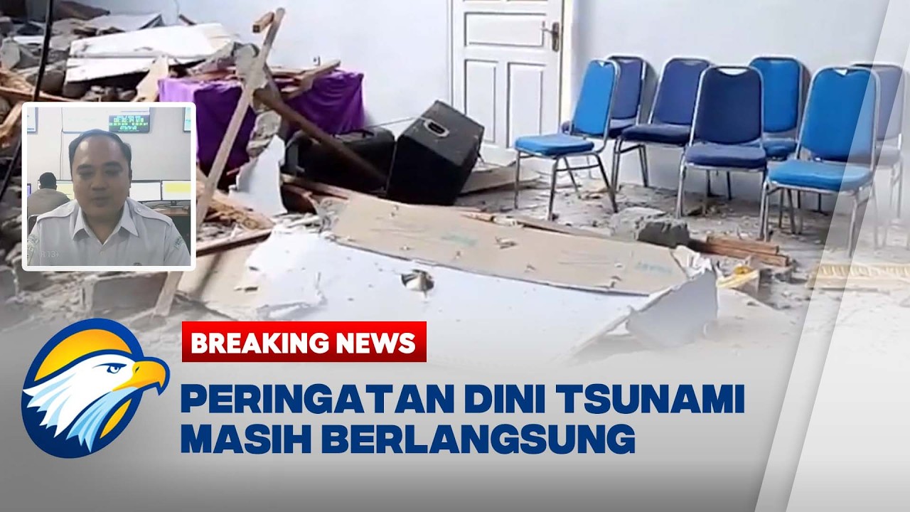 BREAKING NEWS - Gempa M 7.6 Guncang Bitung Tsunami Terpantau Hingga 75 Cm