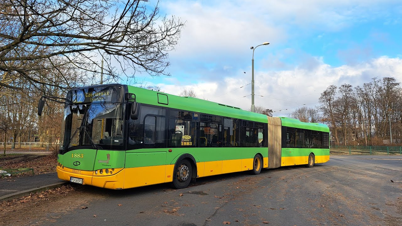 MPK Poznań | Linia 322 | Solaris Urbino 18 III #1883 | Kierunek Czerwonak/Cmentarz